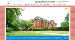 Desktop Screenshot of indiahabitat.org